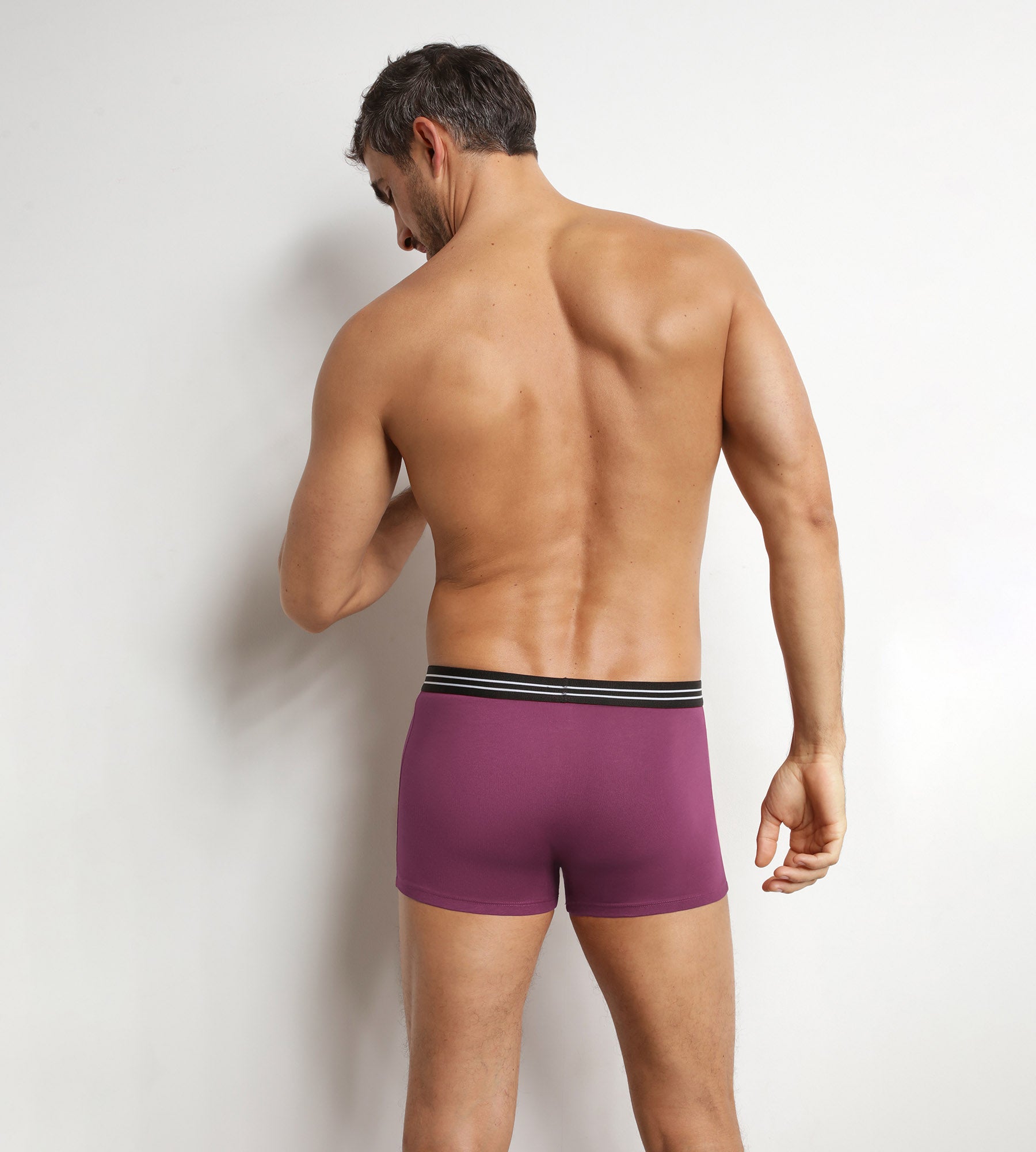 dim-lot-de-4-boxers-homme-fusion-ecodim-coton-stretch-multicolore image 2