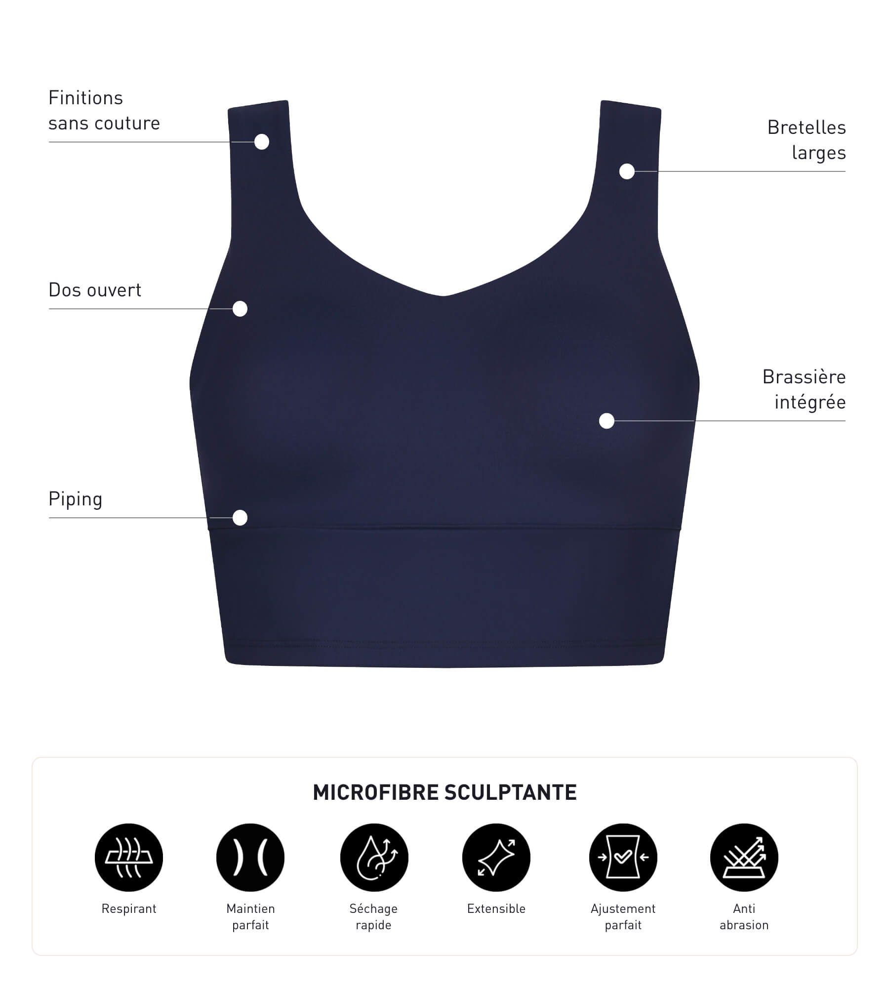 dim-move-brassi-re-de-sport-femme-longue-bleu-nuit-en-microfibre image 3