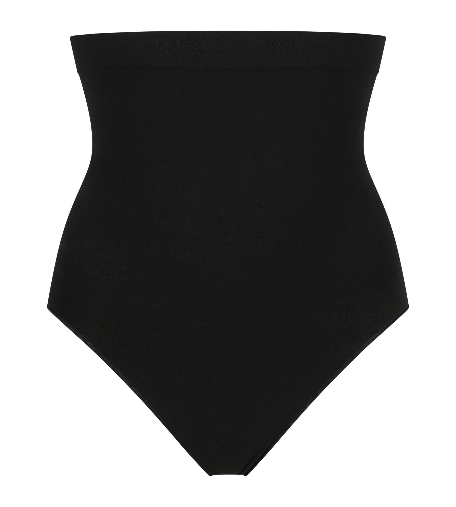 dim-silhouette-seconde-peau-culotte-taille-haute-noir-sculptante image 5