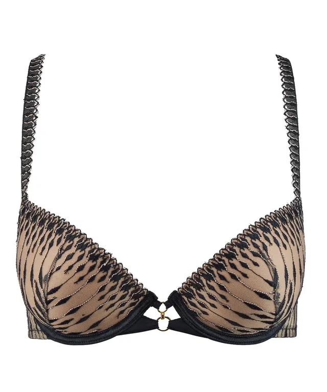 aubade-voodoo-kiss-soutien-gorge-push-up-coques-millenium-black image 1