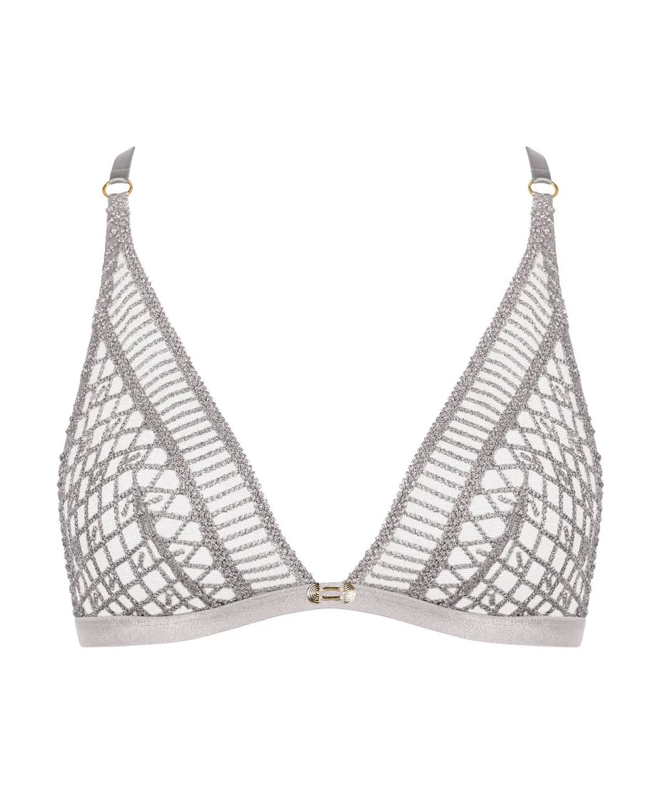 aubade-stardust-dream-bralette-triangle-cosmos-silver-2 image 1