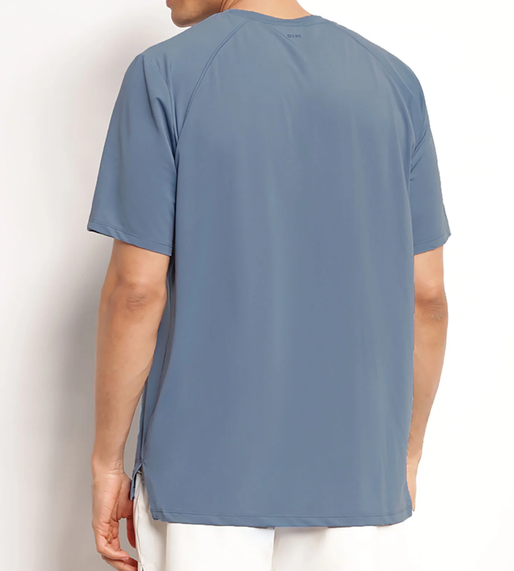 dim-move-t-shirt-de-sport-homme-mati-re-a-r-e-bleu-jean image 2