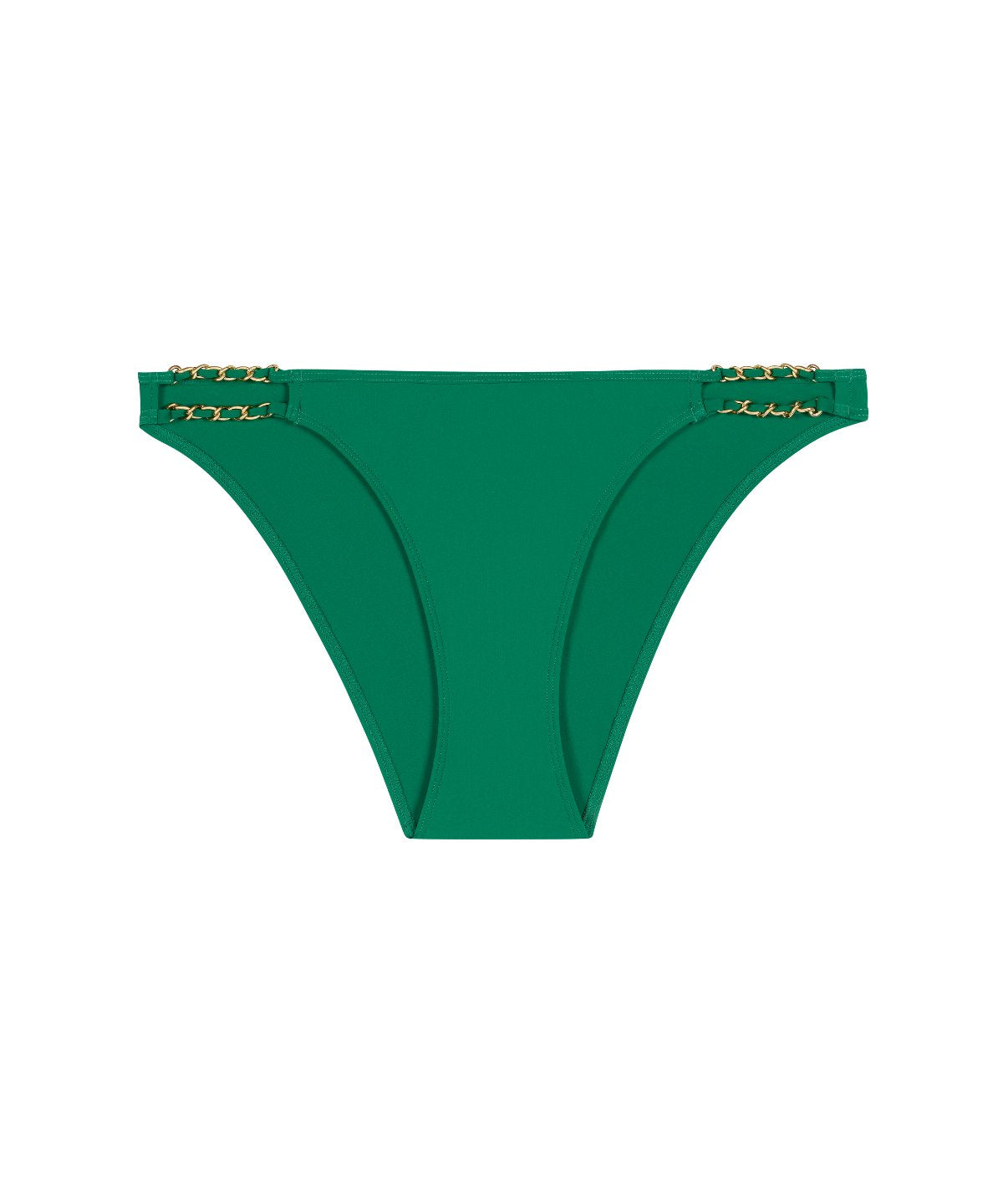 aubade-sparkling-treasure-bas-de-maillot-taille-basse-palm-green image 1