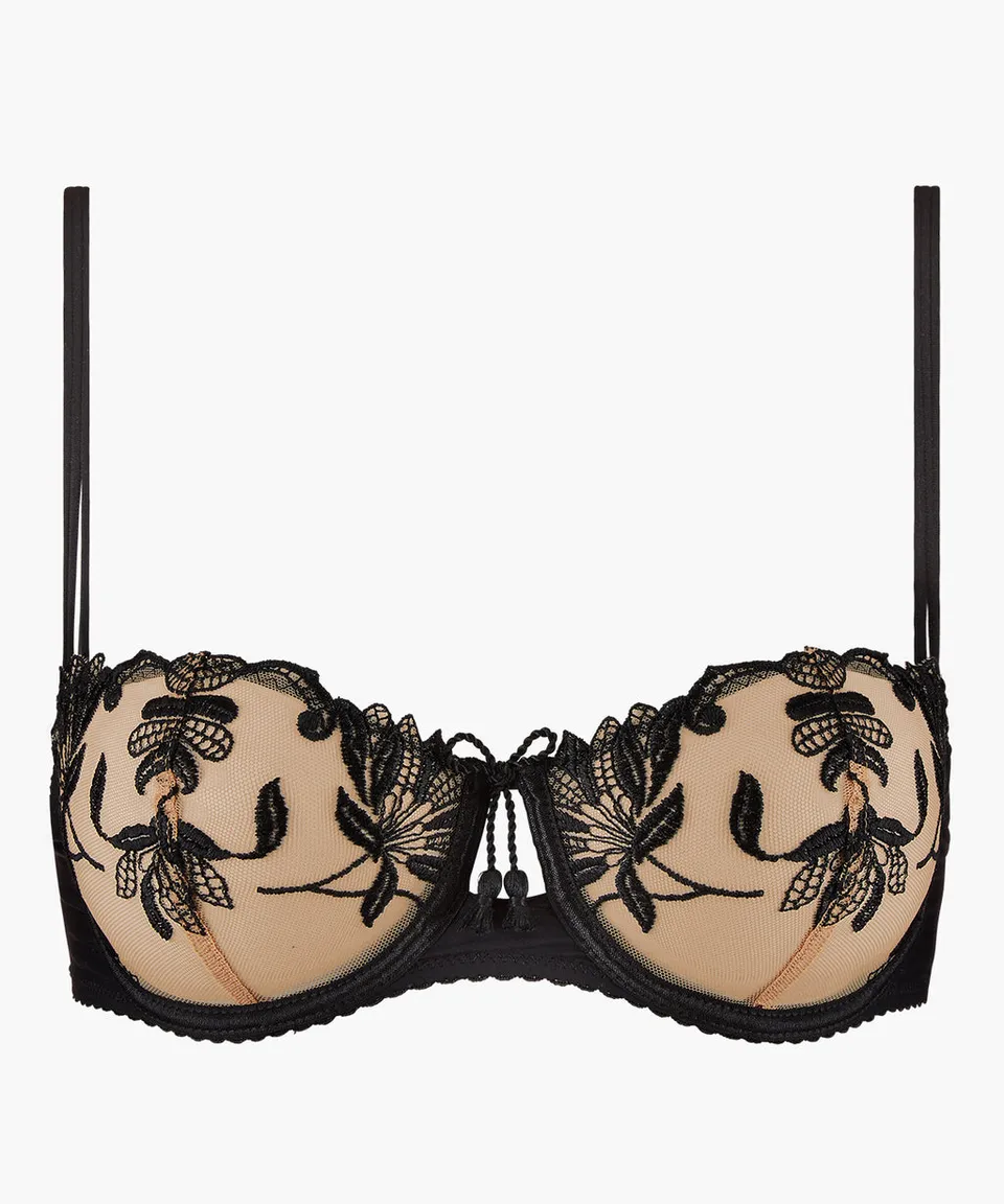 aubade-lovessence-soutien-gorge-demi-coque-noir image 1