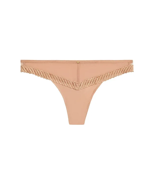 aubade-sheer-emotion-tanga-sand image 1