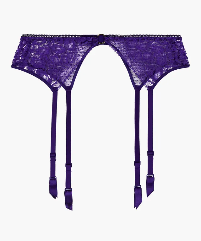 aubade-illusion-fauve-porte-jarretelles-ultraviolet image 1