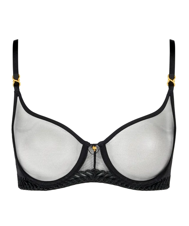 aubade-sheer-emotion-soutien-gorge-corbeille-armatures-black image 1