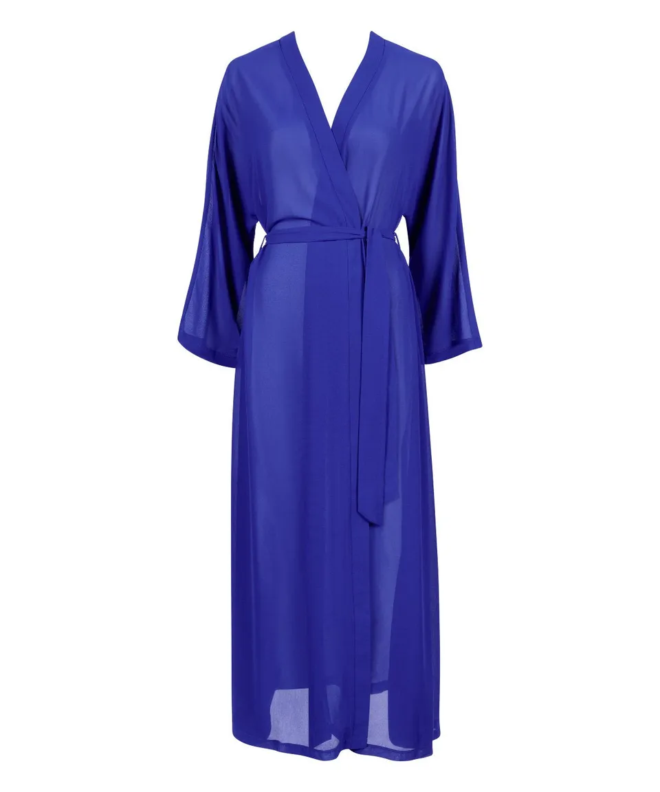 aubade-beach-walk-kimono-long-bleu-ultramarine image 1