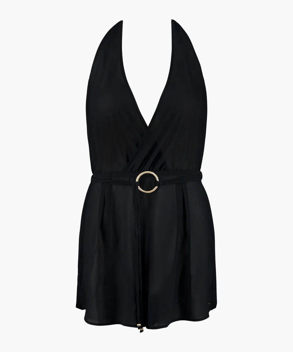 aubade-evening-sand-combishort-noir image 1