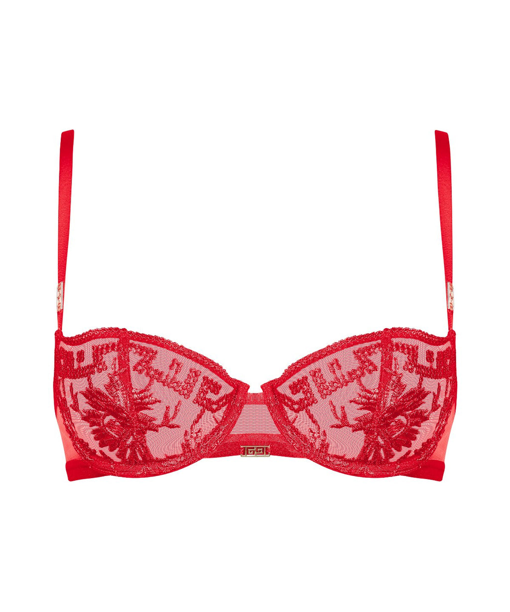 aubade-rules-of-attraction-half-cup-flame-soutien-gorge-corbeille-brod-armatures image 1
