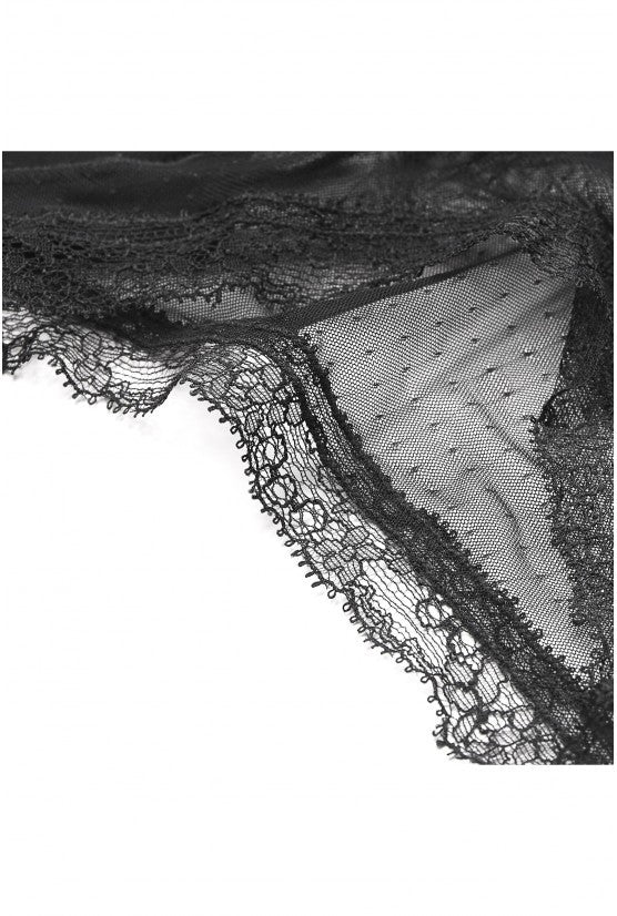 cadolle-princesse-shorty-plumetis-noir image 6