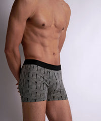 aubade-homme-pack-de-2-boxers-knit-gris-chin image 3