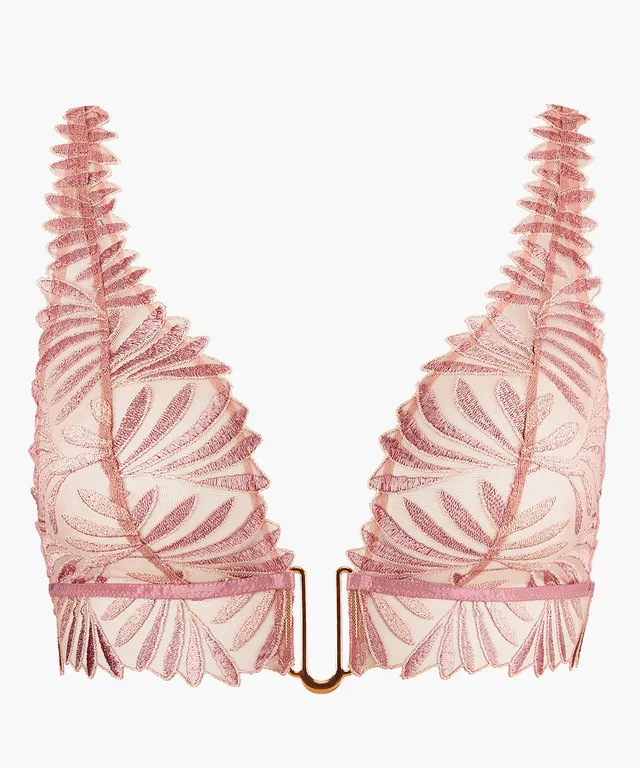 aubade-sensory-illusion-soutien-gorge-triangle-bralette-silk-rose image 1