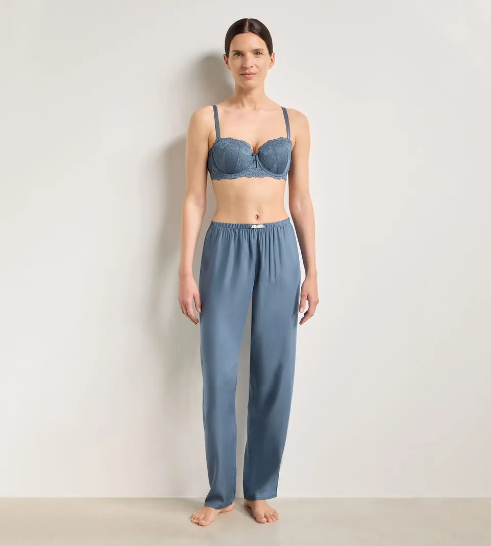 dim-slow-days-fresh-vibes-pantalon-de-pyjama-twill-bleu-poudr image 1