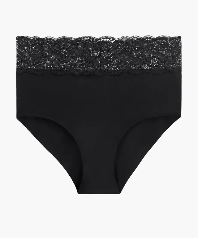 aubade-sweetessence-culotte-taille-haute-noir image 1