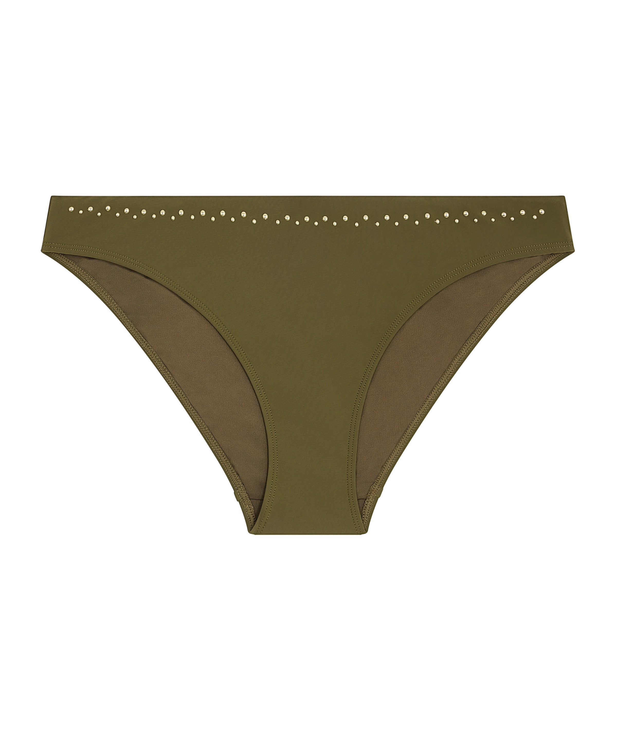 aubade-summer-stars-bas-de-maillot-de-bain-br-silien-maille-recycl-e-khaki image 5