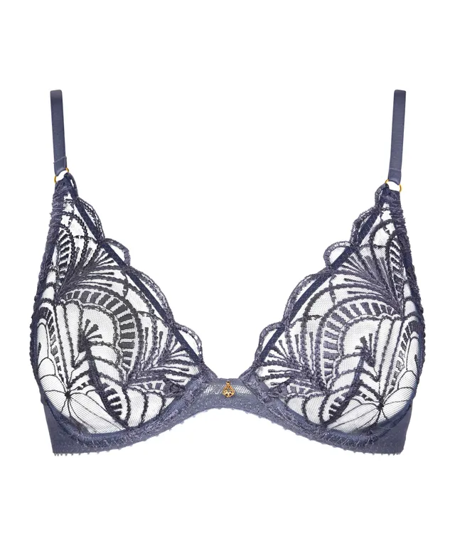 aubade-vibes-soutien-gorge-triangle-avec-armatures-denim-broderie-boh-me-et-bijo image 1