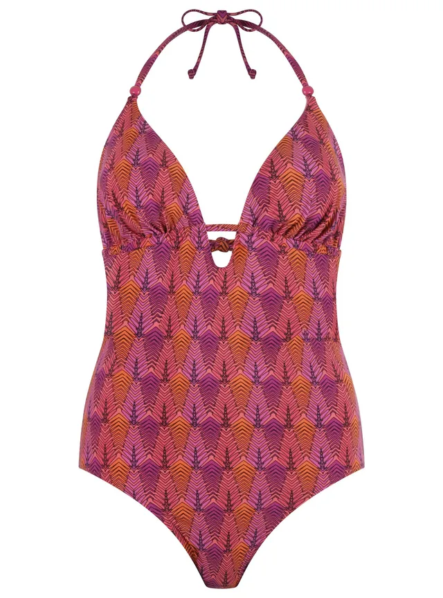 darjeeling-uruguay-maillot-de-bain-1-pi-ce-ethnique-femme-taille-40 image 1