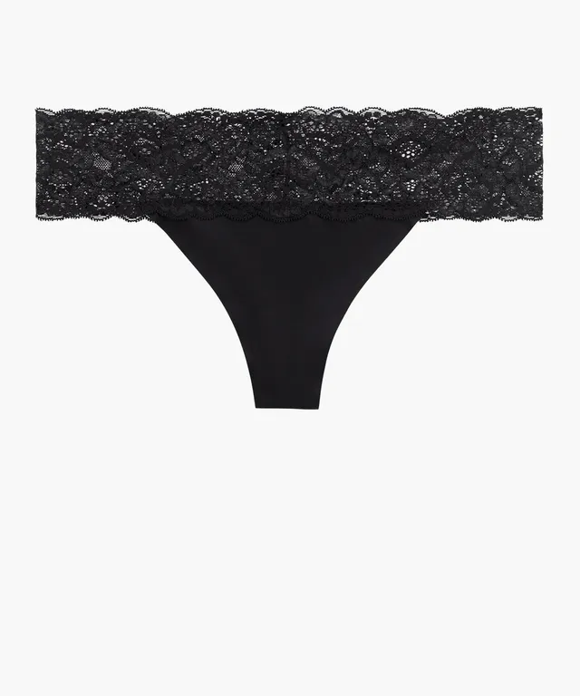 aubade-sweetessence-string-noir-invisible image 1