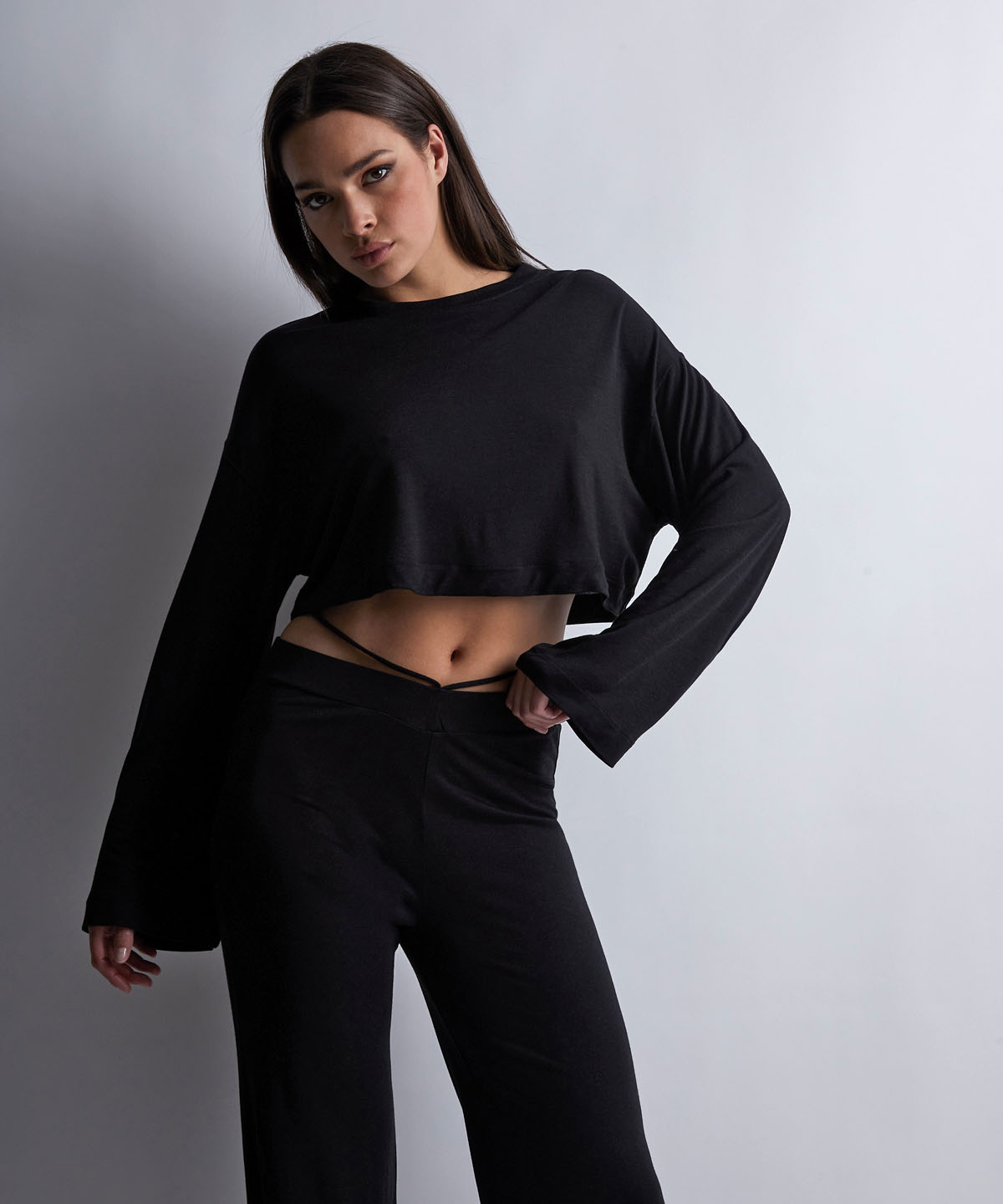 aubade-night-crush-pull-over-sweat-noir image 3