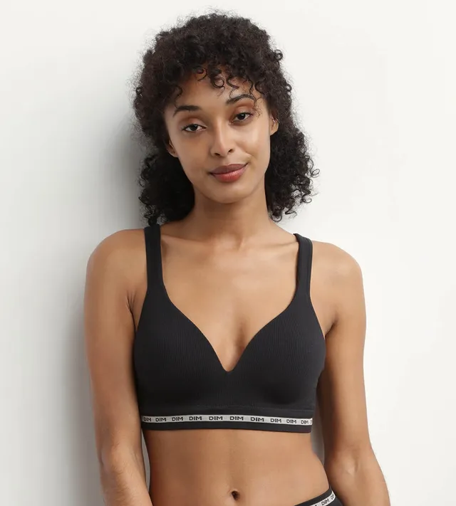 dim-soutien-gorge-noir-c-tel-sans-armature-icons-seamless-femme image 1