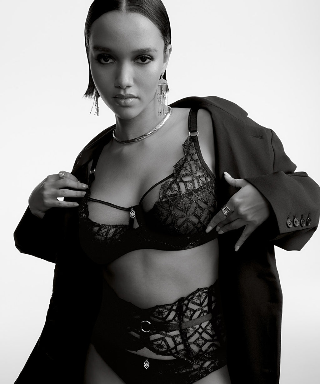 aubade-sense-of-illusion-soutien-gorge-corbeille-black image 1