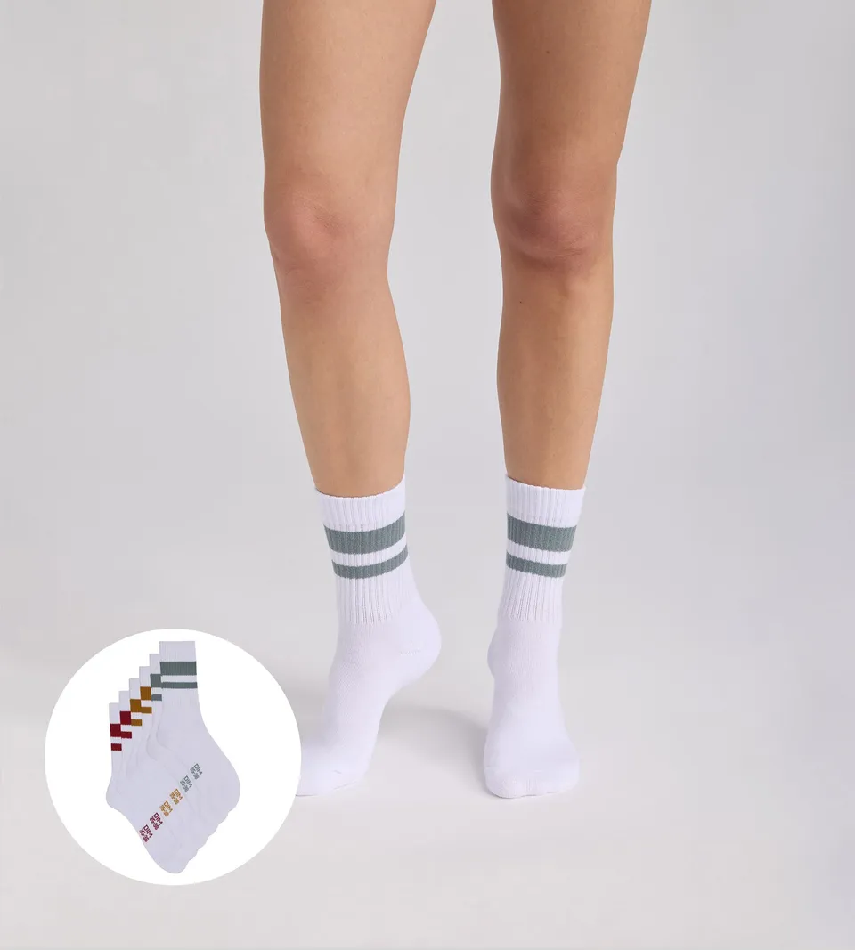 dim-lot-de-3-chaussettes-femme-coton-ecodim-sport image 1