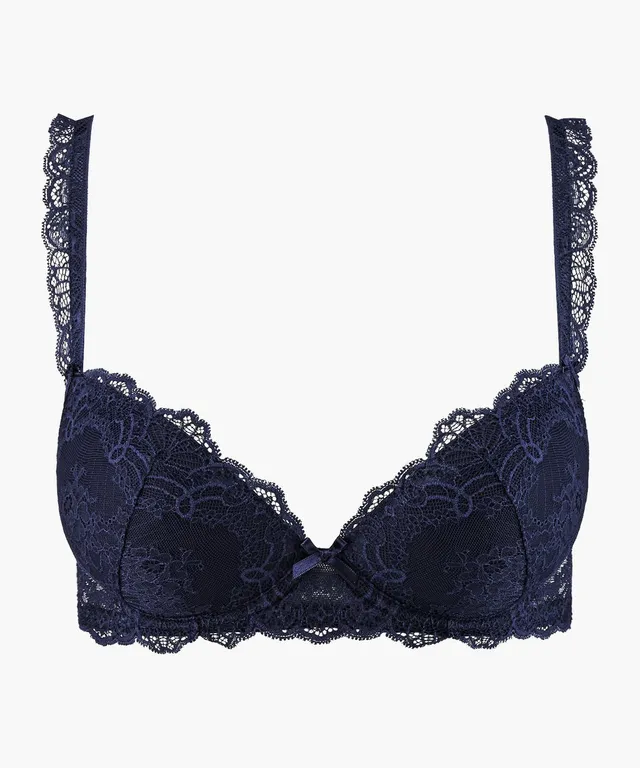 aubade-danse-des-sens-soutien-gorge-push-up-coque-evening-blue image 1