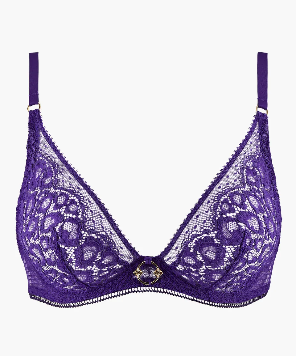 aubade-illusion-fauve-soutien-gorge-triangle-armatures-ultraviolet image 1
