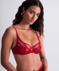 aubade-mystery-of-love-soutien-gorge-coque-foulard-cherry image 4