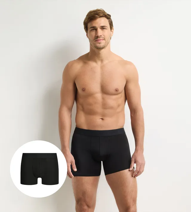 dim-ultra-stretch-boxer-homme-noir-4-pouces image 1