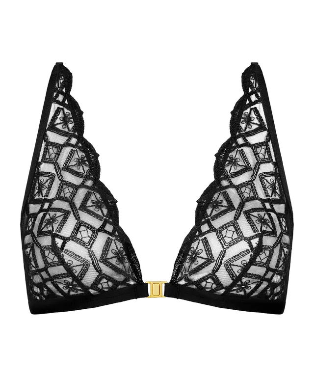 aubade-sense-of-illusion-bralette-triangle-sans-armatures-noir image 1