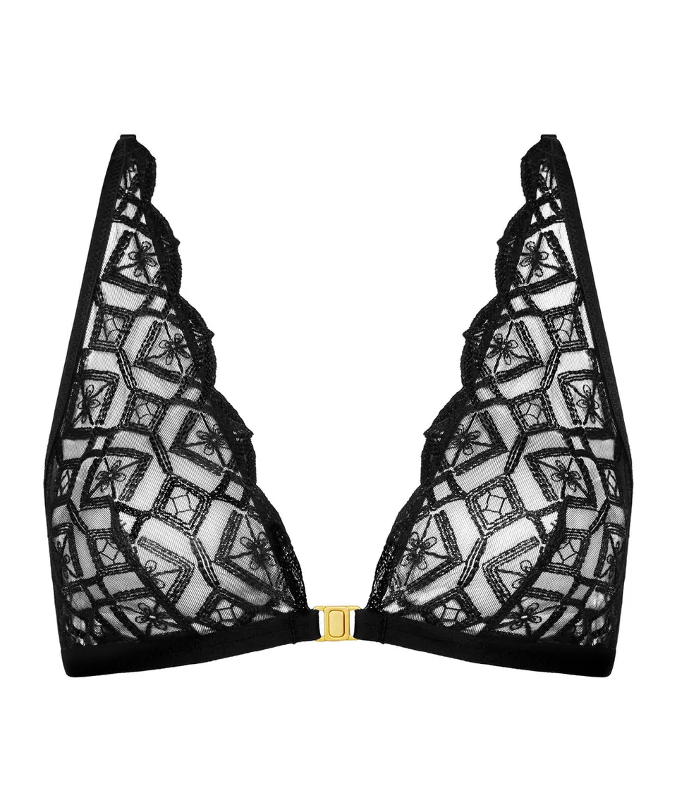 aubade-sense-of-illusion-bralette-triangle-sans-armatures-noir image 1