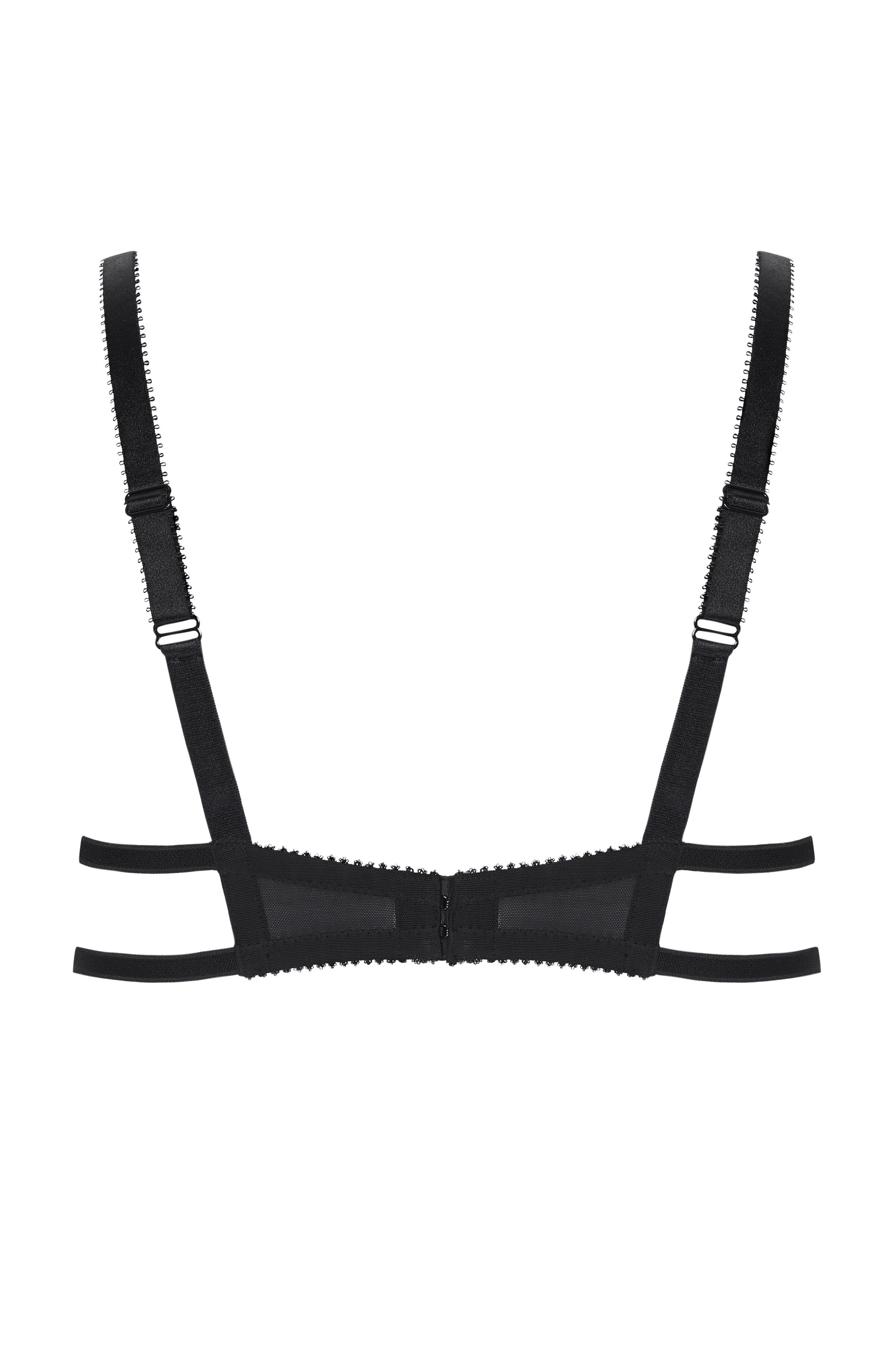 cadolle-soutien-gorge-sein-nu-rama-satin-noir image 3