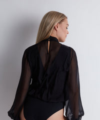aubade-les-bodys-by-aubade-body-manches-longues-black image 4