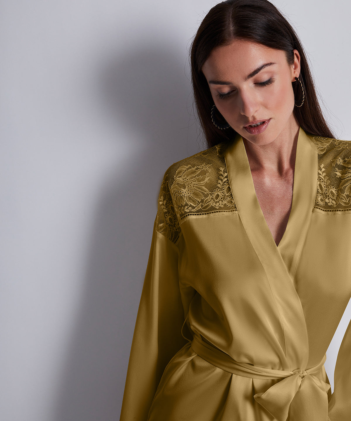 aubade-midnight-whisper-kimono-sublime-bronze image 6