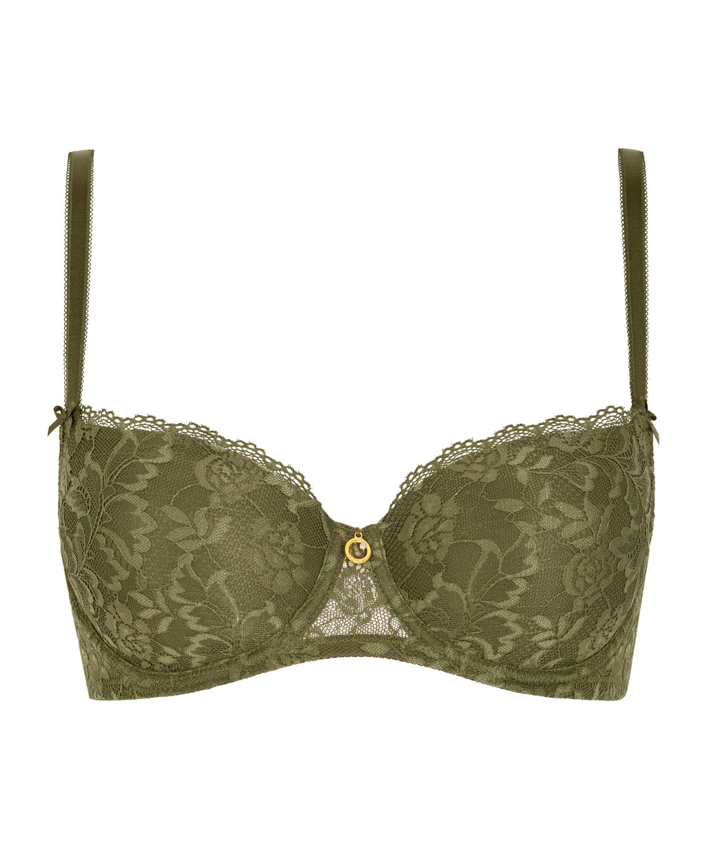 aubade-rosessence-soutien-gorge-demi-corbeille-moss image 1