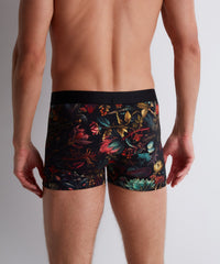 aubade-homme-boxer-herbarium-noir-botanique image 4
