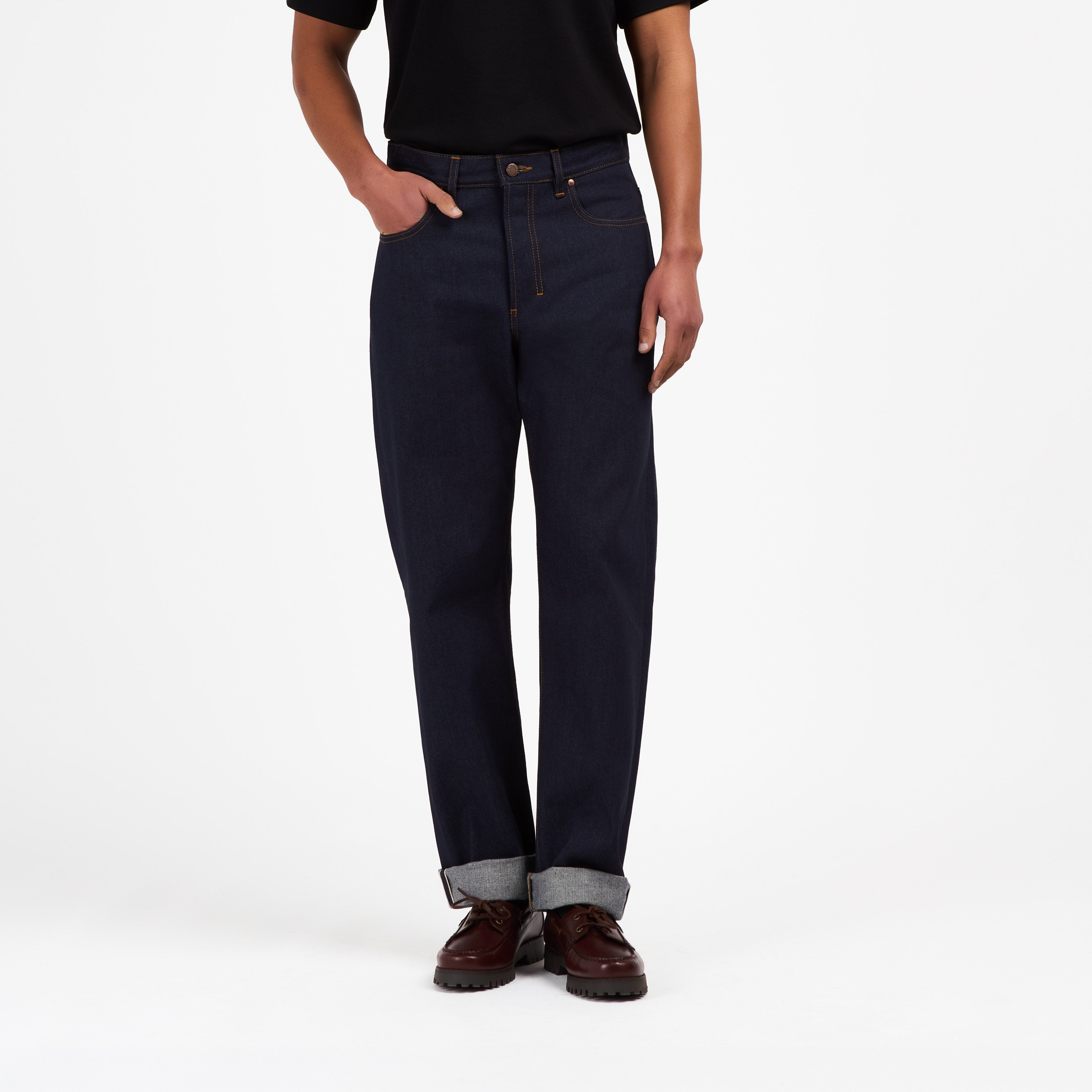 atelier-tuffery-jean-c-lestin-homme-droit-taille-haute-selvedge image 2