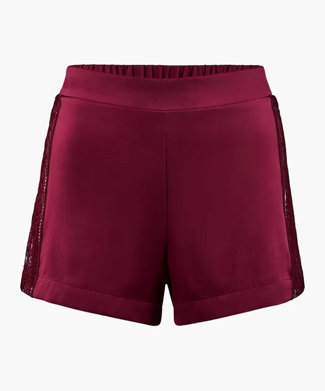 aubade-midnight-whisper-shorty-rouge-crimson-red image 1