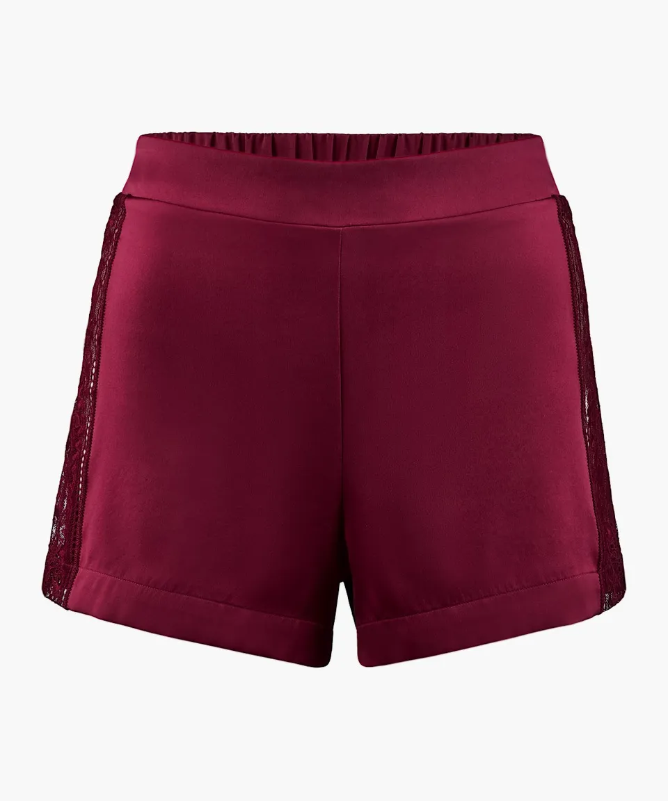 aubade-midnight-whisper-shorty-rouge-crimson-red image 1