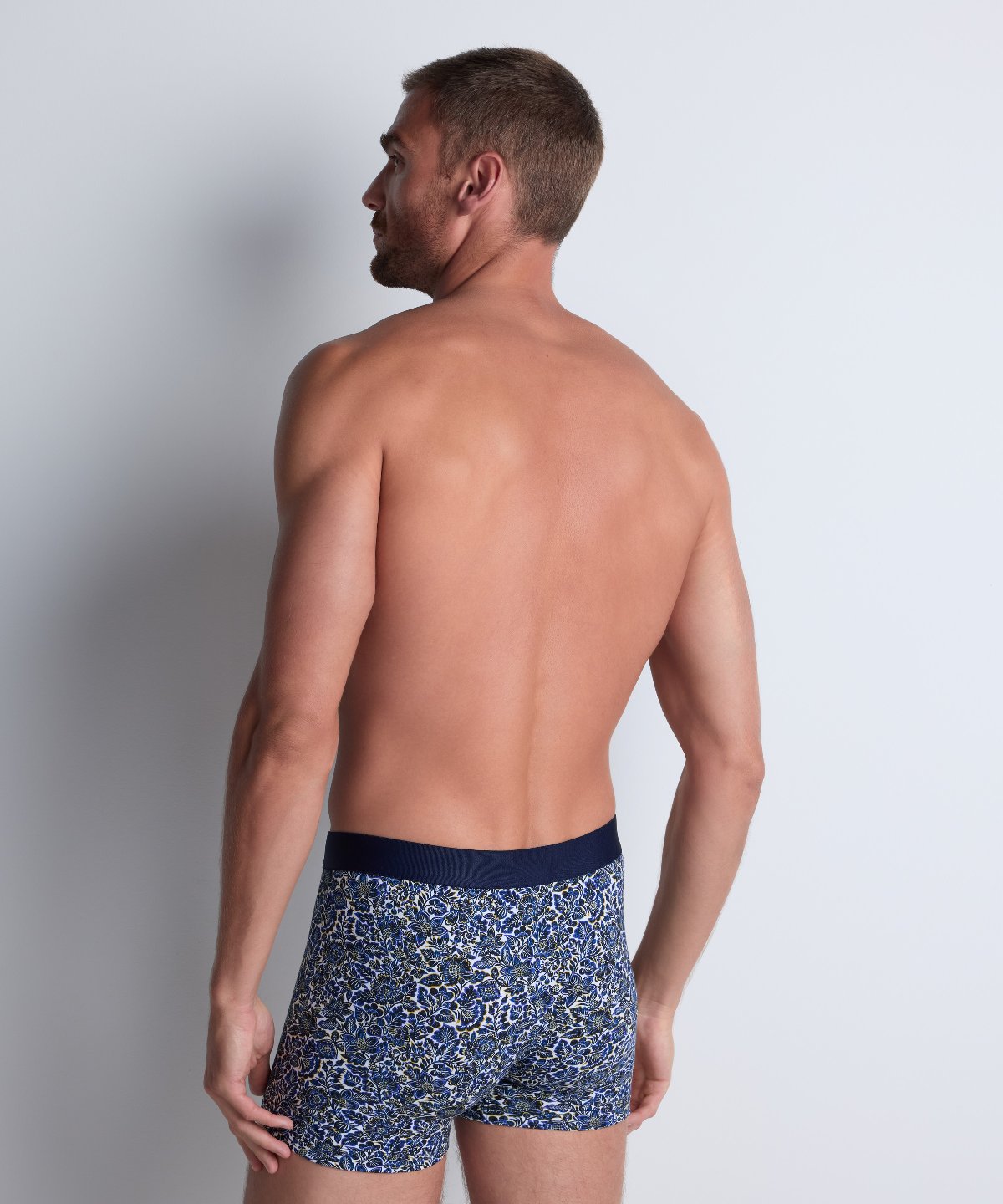 aubade-homme-boxer-batik-coton-bio-gots image 4