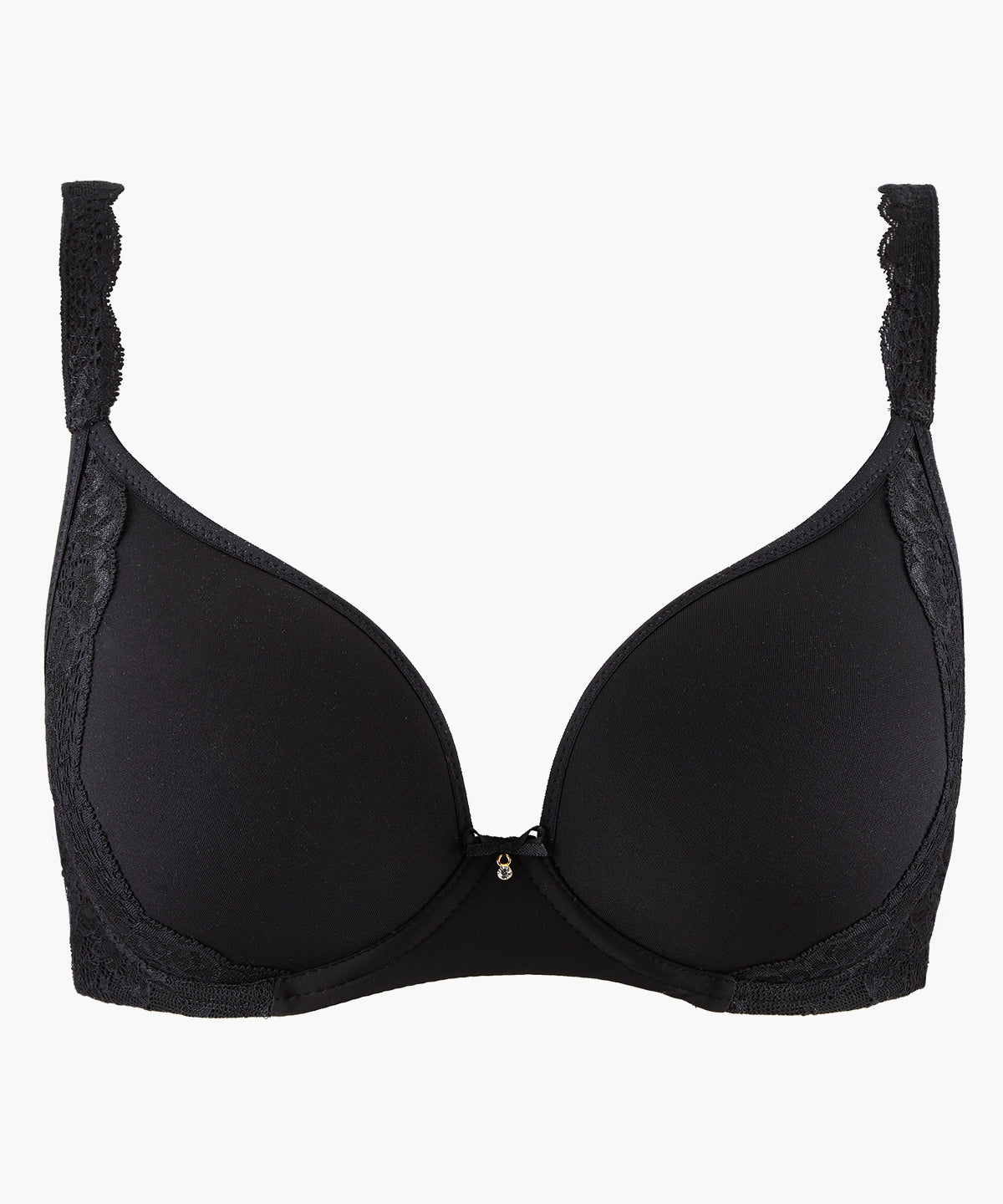 aubade-sweetessence-soutien-gorge-t-shirt-bra-noir image 1