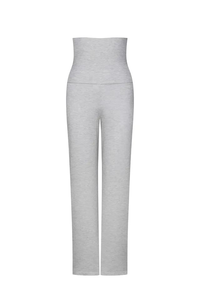 cadolle-relax-pantalon-pyjama-modal-gris-clair-424 image 1
