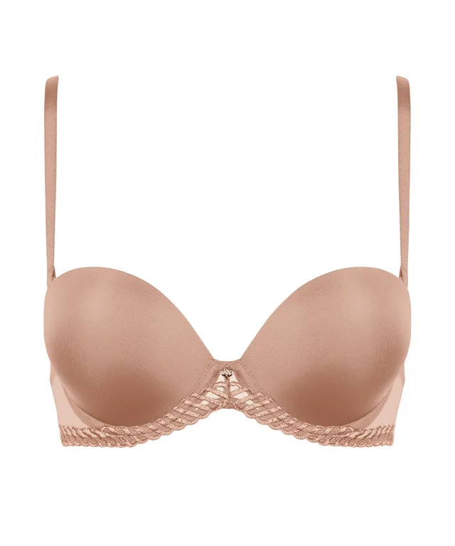 aubade-sheer-emotion-soutien-gorge-bandeau-plunge-sand image 1