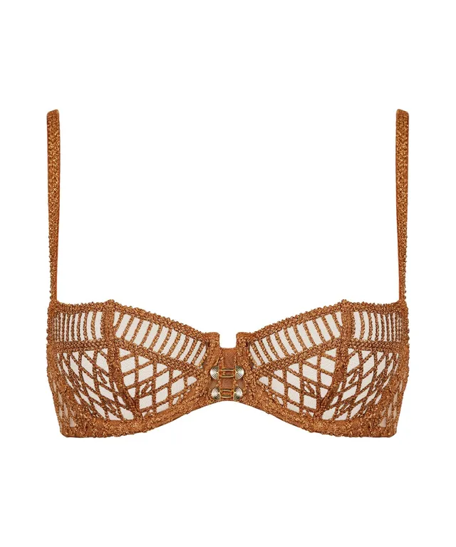 aubade-stardust-dream-soutien-gorge-corbeille-amber-gold image 1