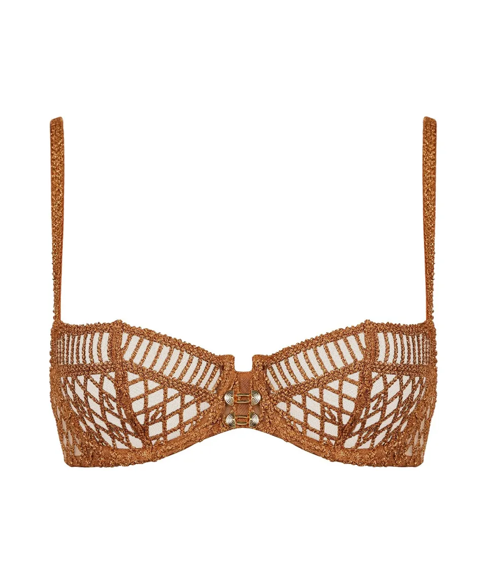 aubade-stardust-dream-soutien-gorge-corbeille-amber-gold image 1