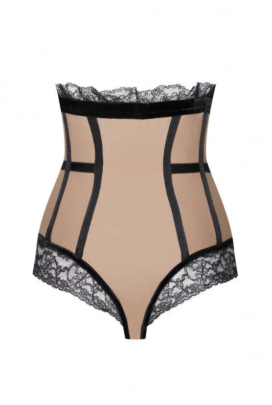 cadolle-gilian-culotte-corset-e-caramel-dentelle image 1