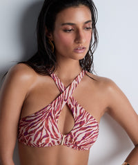 aubade-feline-energy-bralette-pink-tiger image 3