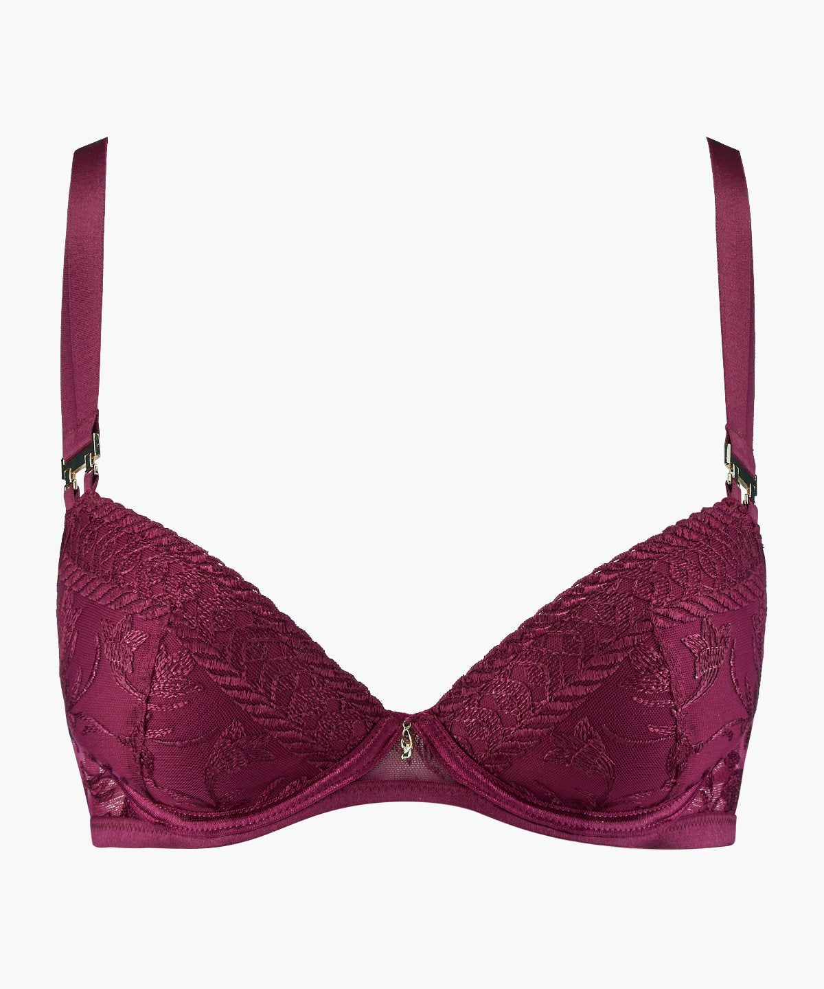 aubade-magnetic-spell-soutien-gorge-push-up-coques-crimson-red image 1